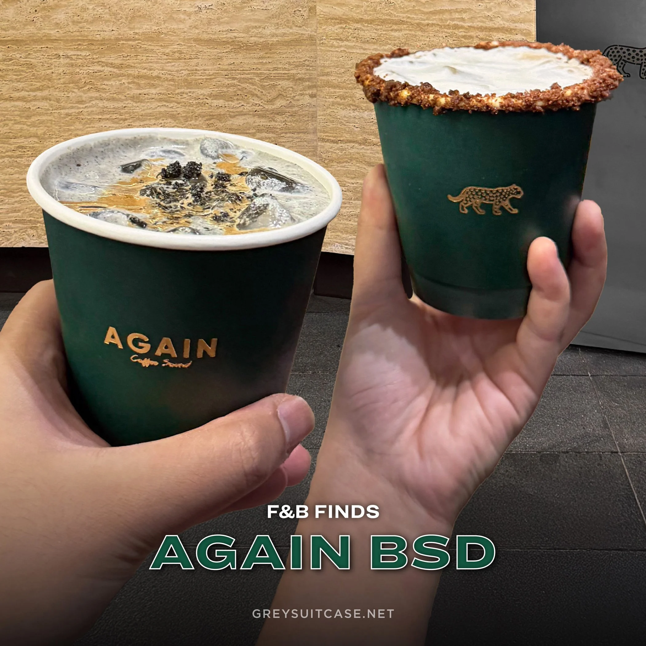 Greysuitcase F&B Finds: AGAIN | Coffee Sound, Enchanté Business Park, BSD City, Banten, Indonesia.