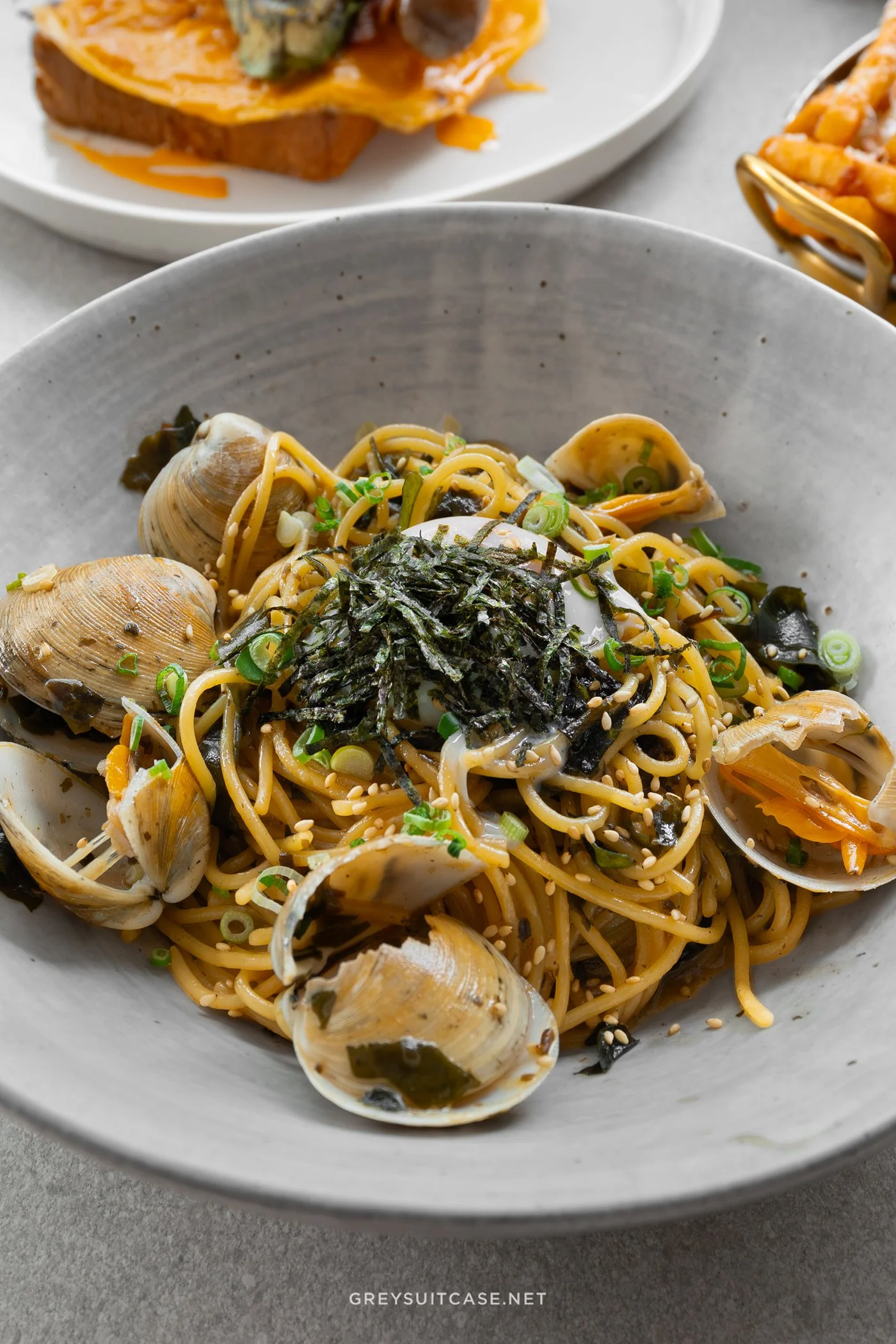 Greysuitcase Singapore Restaurant Series: Cloudfields - Nori Clams Pasta, Outram/Tiong Bahru, Singapore.