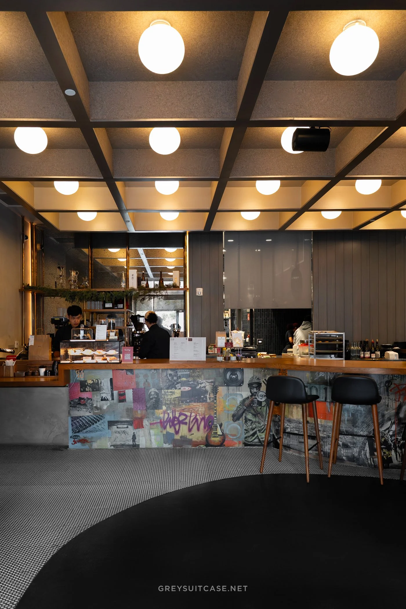 Greysuitcase San Francisco Cafe Series: The Buoy, Hayes Valley, San Francisco, California.