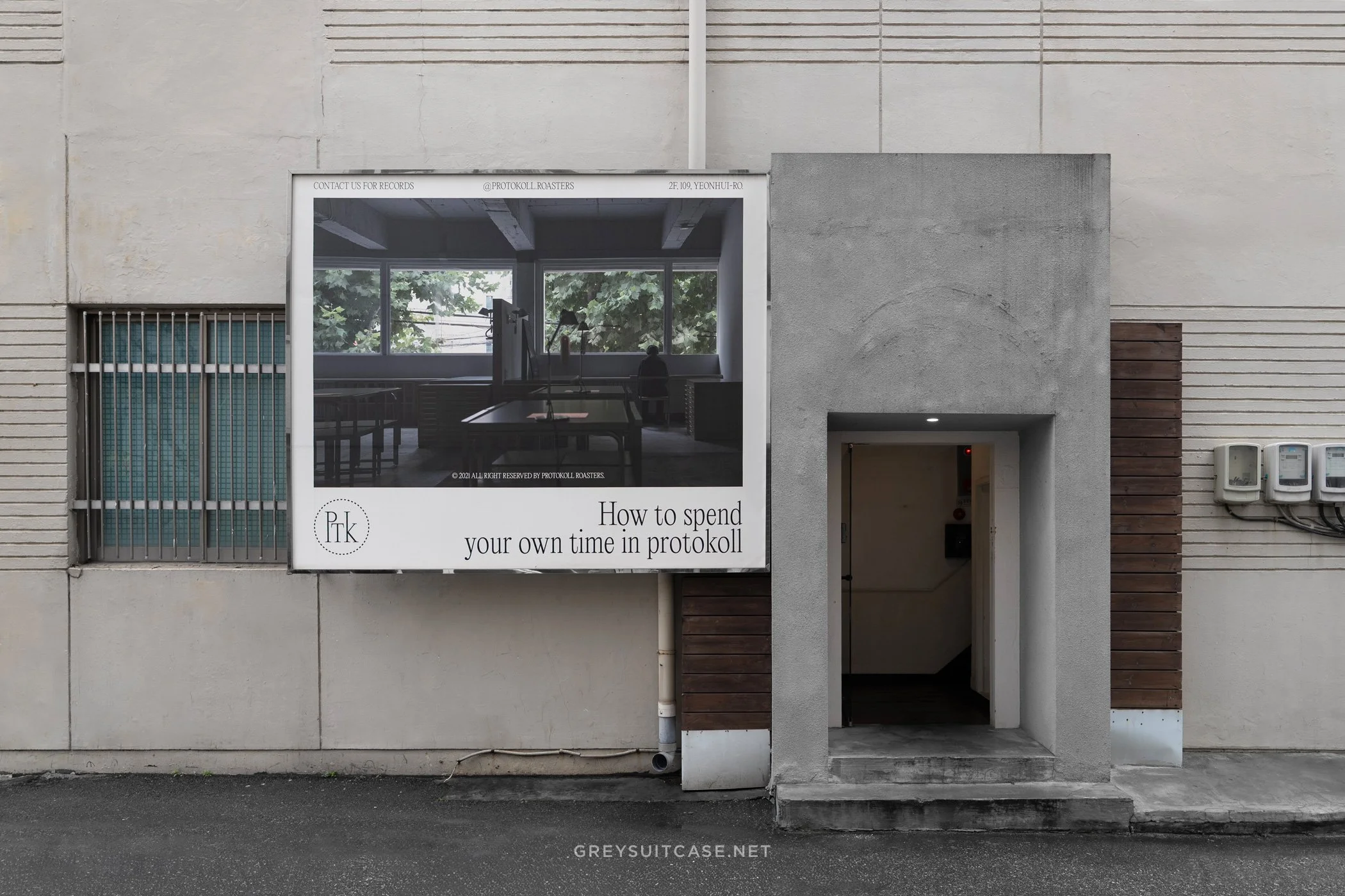 Greysuitcase Seoul Cafe Series: Protokoll Yeonhui (프로토콜 연희점), Yeonhui-dong (연희동), Seoul, South Korea.