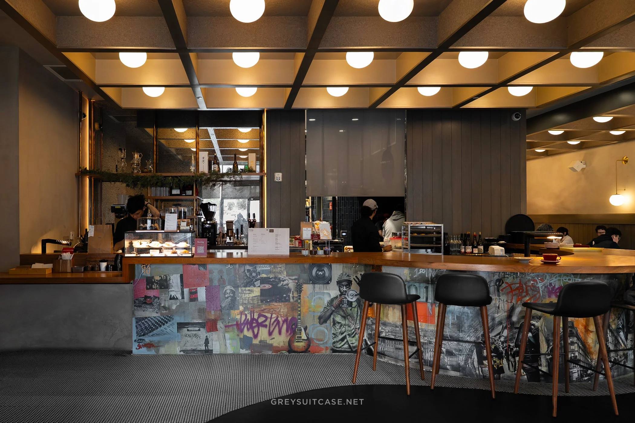 Greysuitcase San Francisco Cafe Series: The Buoy, Hayes Valley, San Francisco, California.