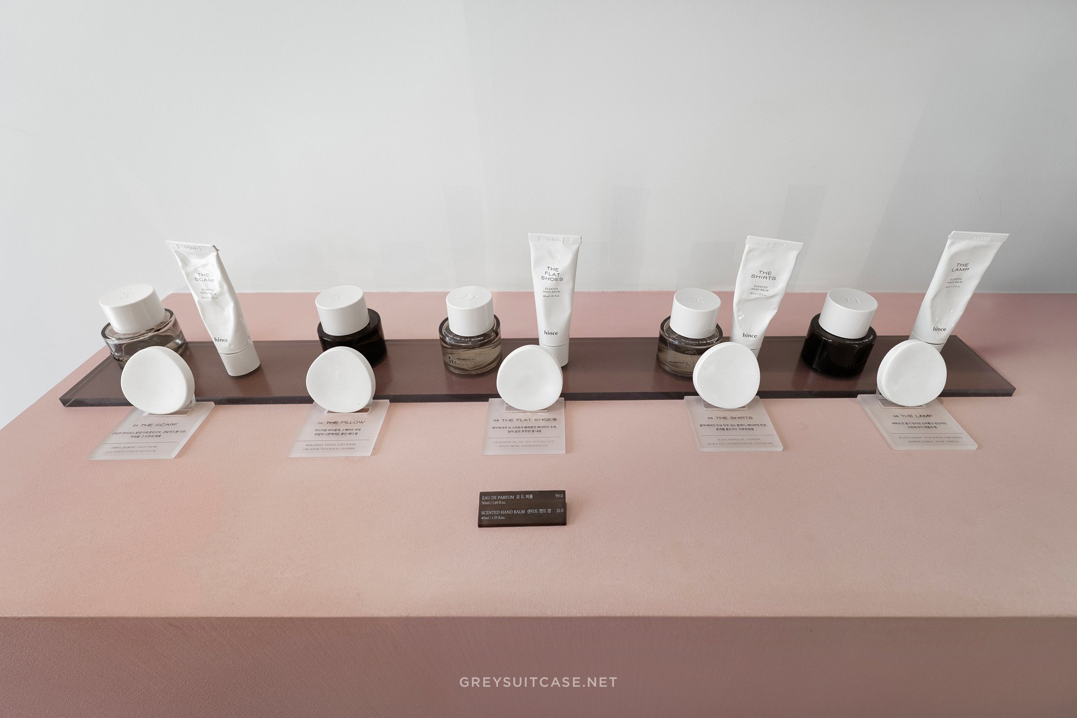 Greysuitcase Seoul Shop Series: Hince Hannam (힌스 한남), Hannam-dong (한남동), Yongsan-gu (용산구), Seoul, South Korea.