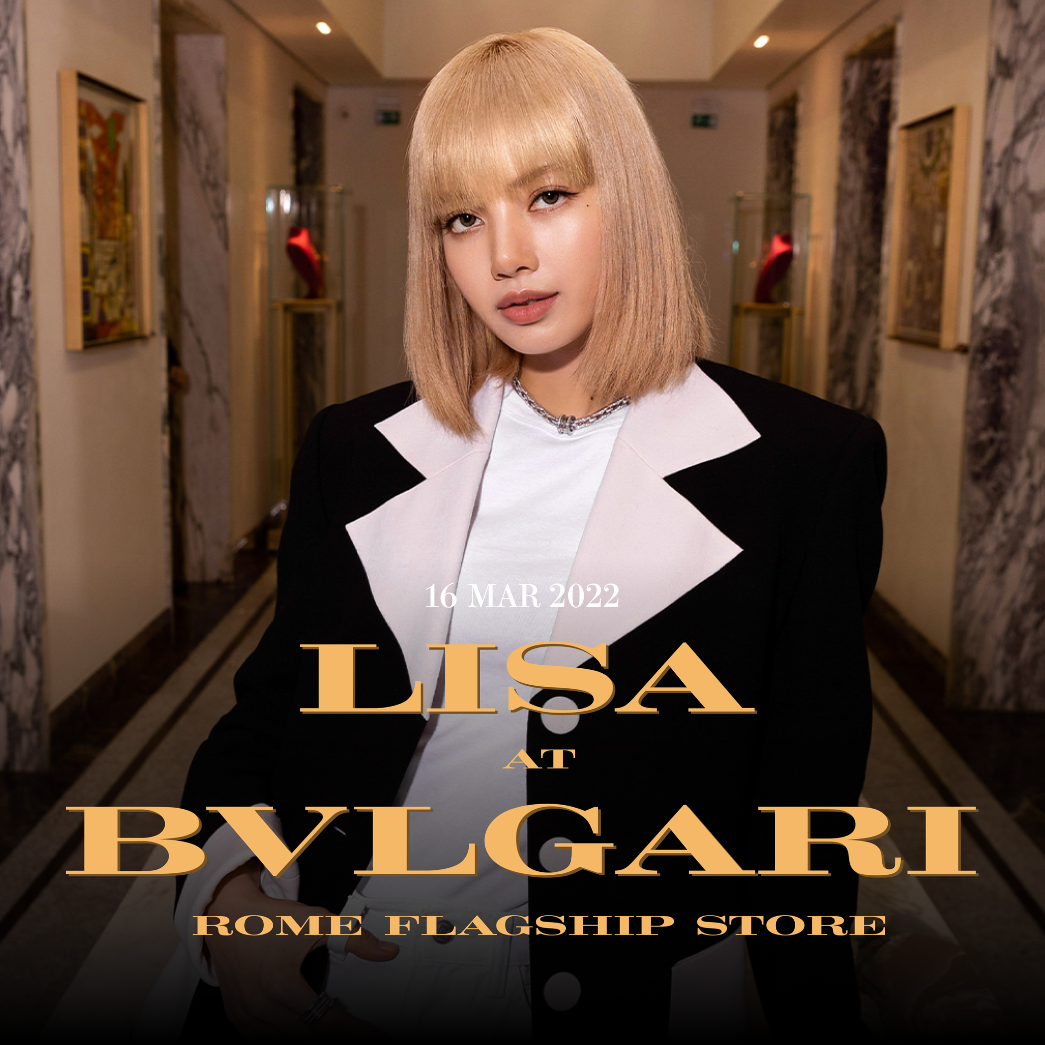 Lisa at Bulgari Rome Flagship Store — Greysuitcase