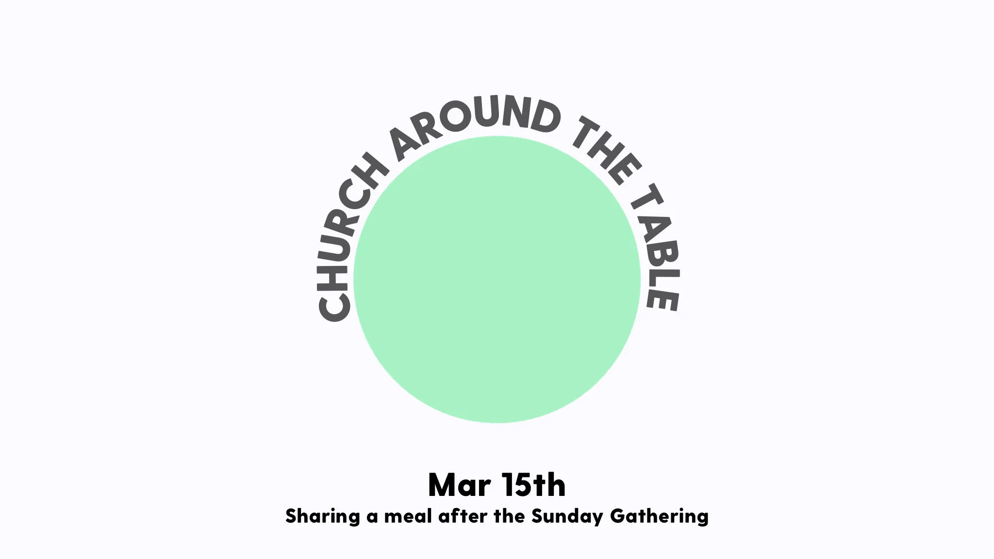 Church Around The Table