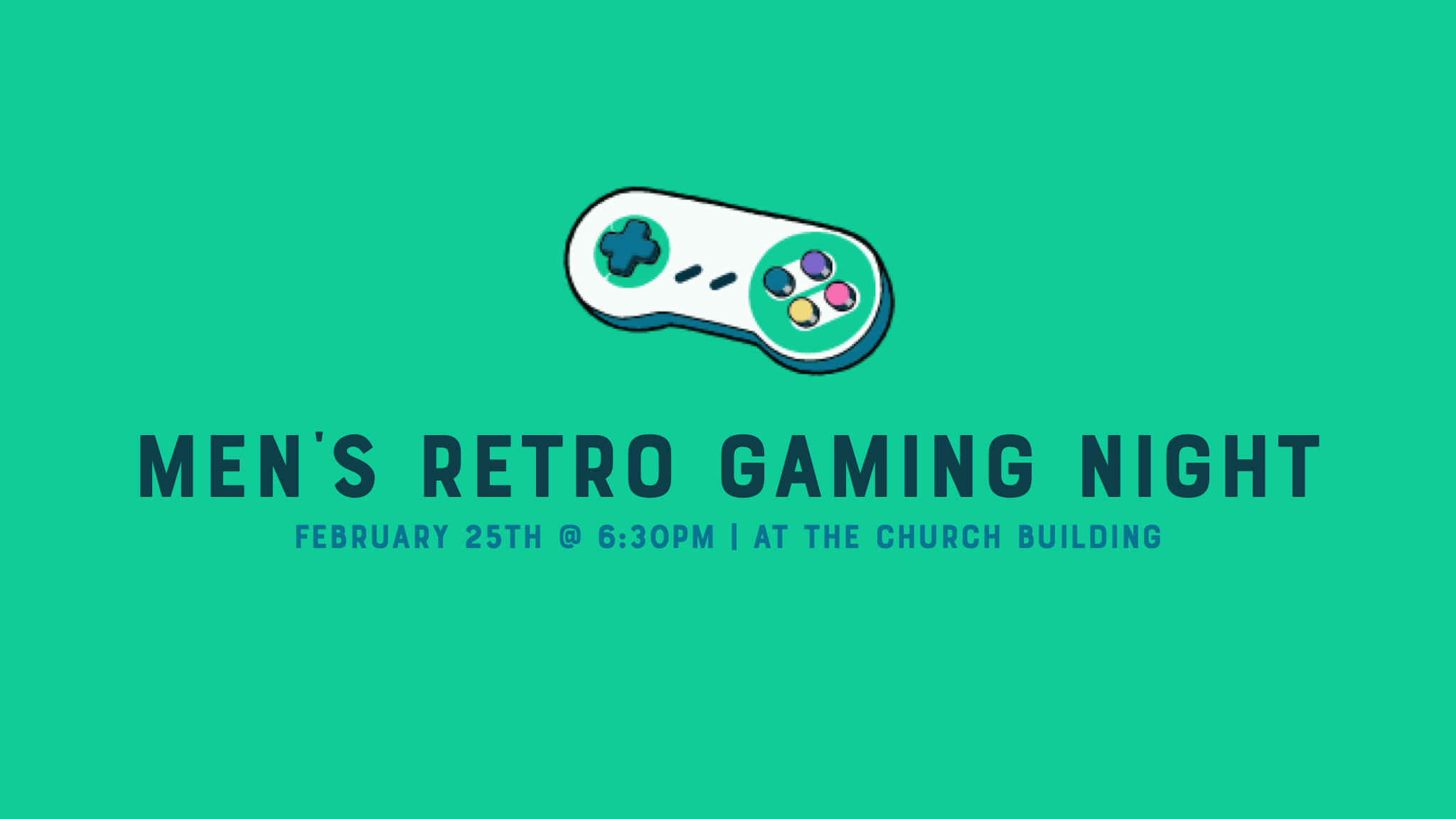 Men's Retro Gaming Night