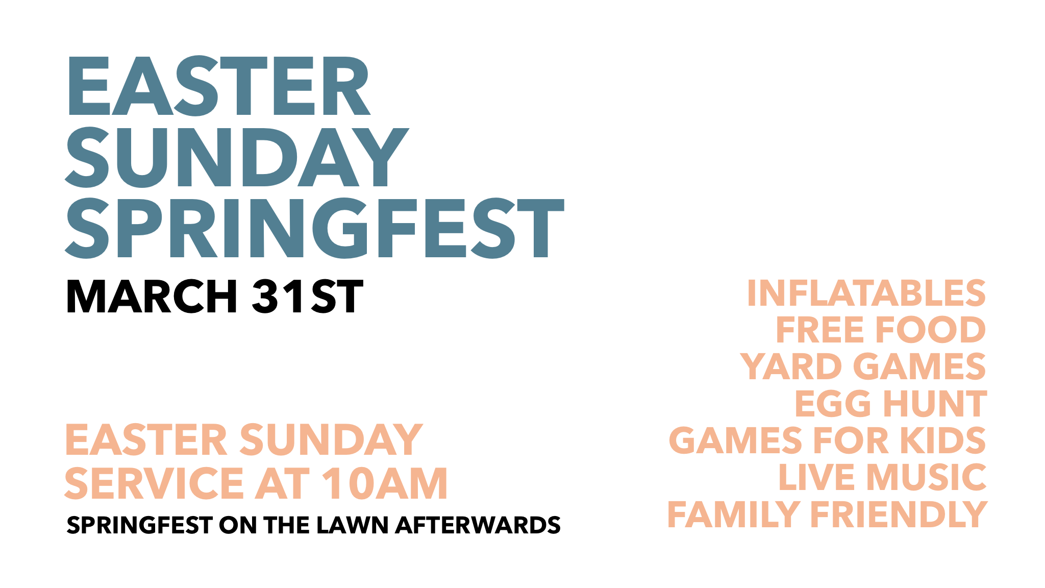 Easter Sunday Gathering & Springfest