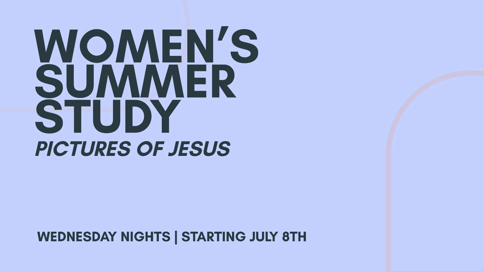 Women's Summer Study