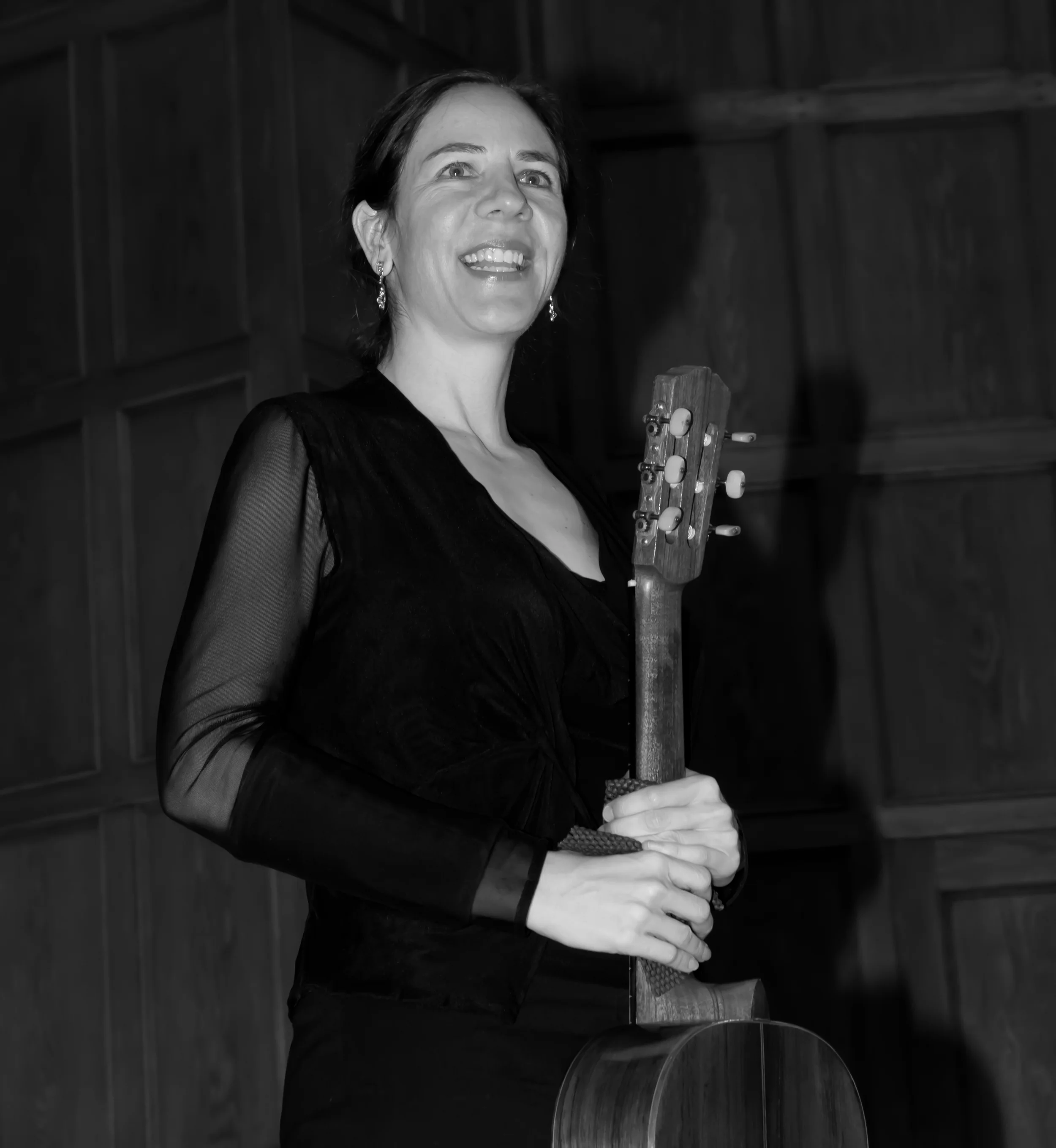 Jennifer in Lutkin Recital Hall, Evanston, IL, 2011.