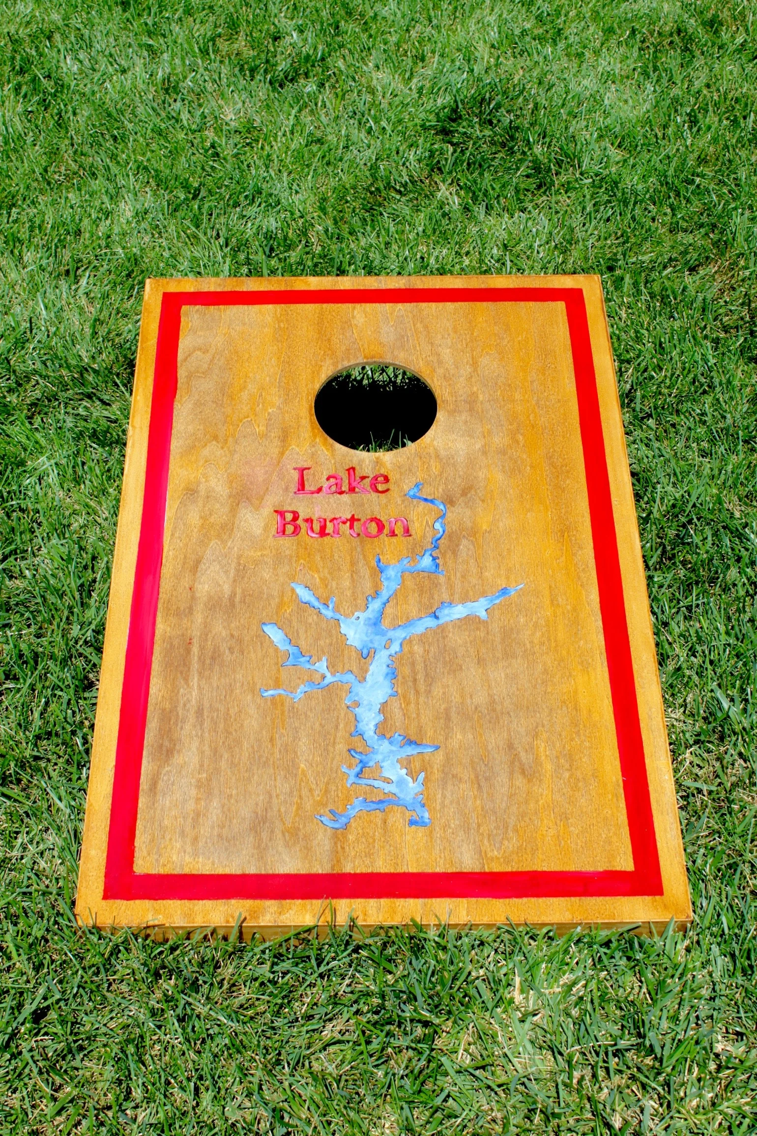 Lake Burton Cornhole Baords
