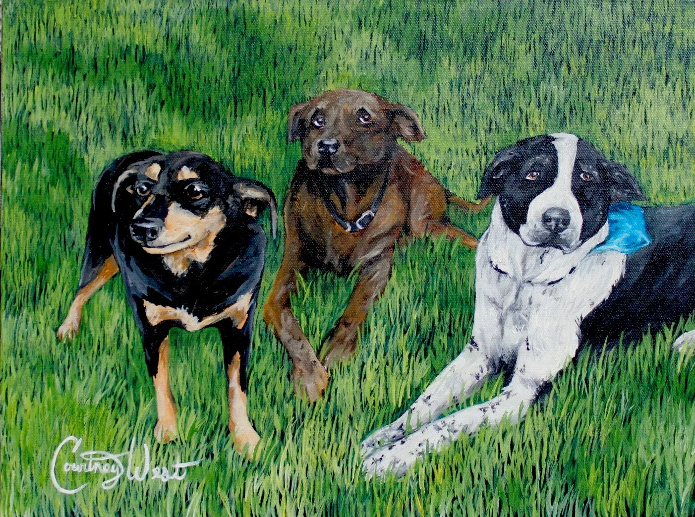 Flash, Rocky and Maggie