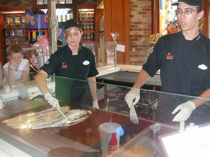 Wes Raley doing a demo at Universal Studios Orlando circa 2008