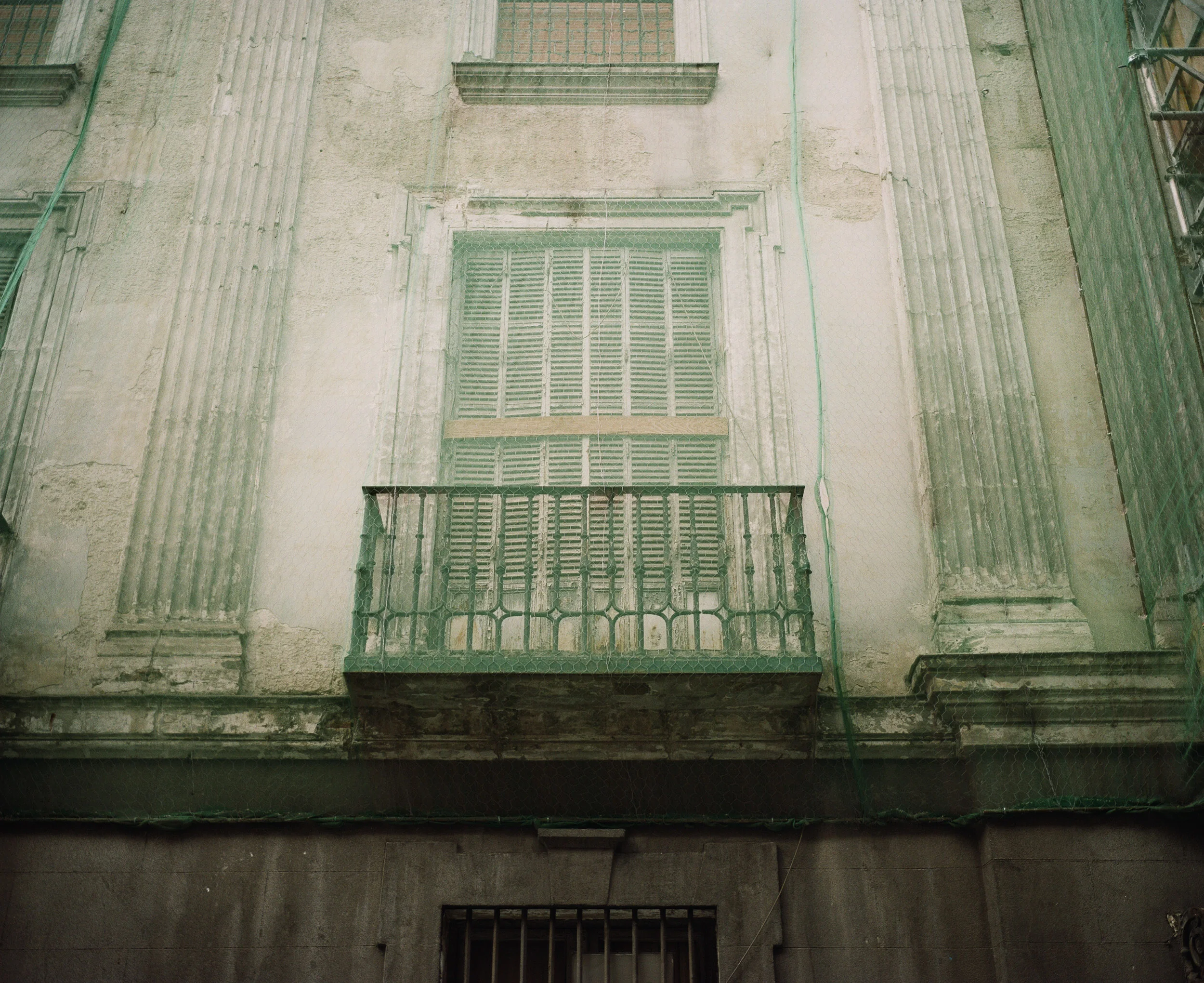 Window and Balcony in Madrid Spain