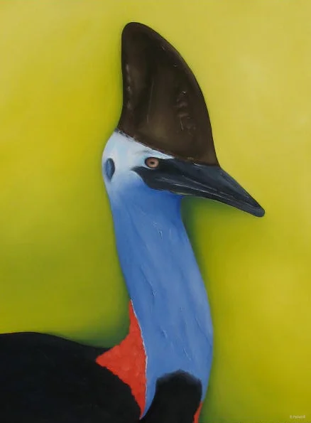 " Cassowary" Oil on canvas Size: 92cm x 120cm Price: SOLD