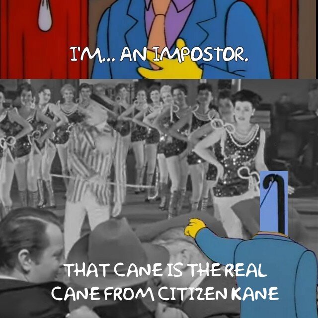 Away with you, lest my cane find your backside!

#simpsonsmemes #simpsonsshitposting