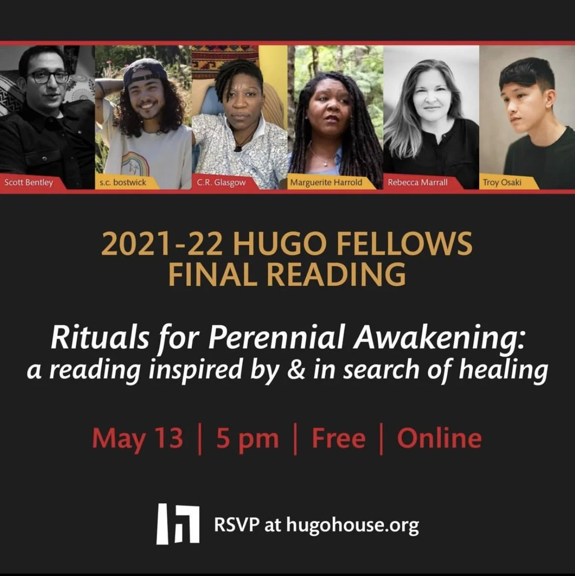 Hugo Fellows Spring Reading