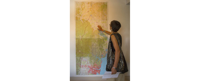  Fuse , 2013 1:100,000 maps showing proposed walk following power grid from Rozelle to Hunter valley source (see pp 18-19 of The Stuttering Frog #2 , below) DW speaks about Fuse 