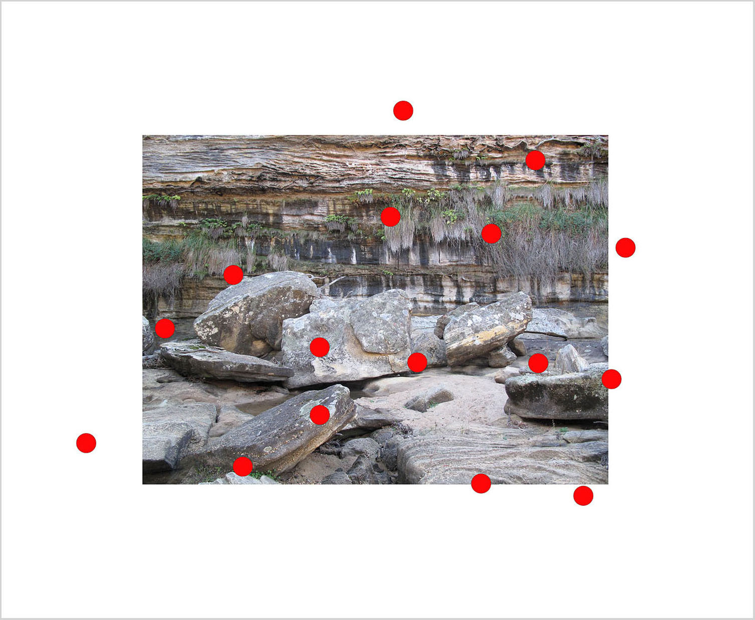 David Watson,  Mining Rash [The Drip]    (2013), pure pigment print on archival art paper mounted on 3 mm aluminium composite panel, 81 x 101 cm  DW speaks about  Mining Rash [The Drip]