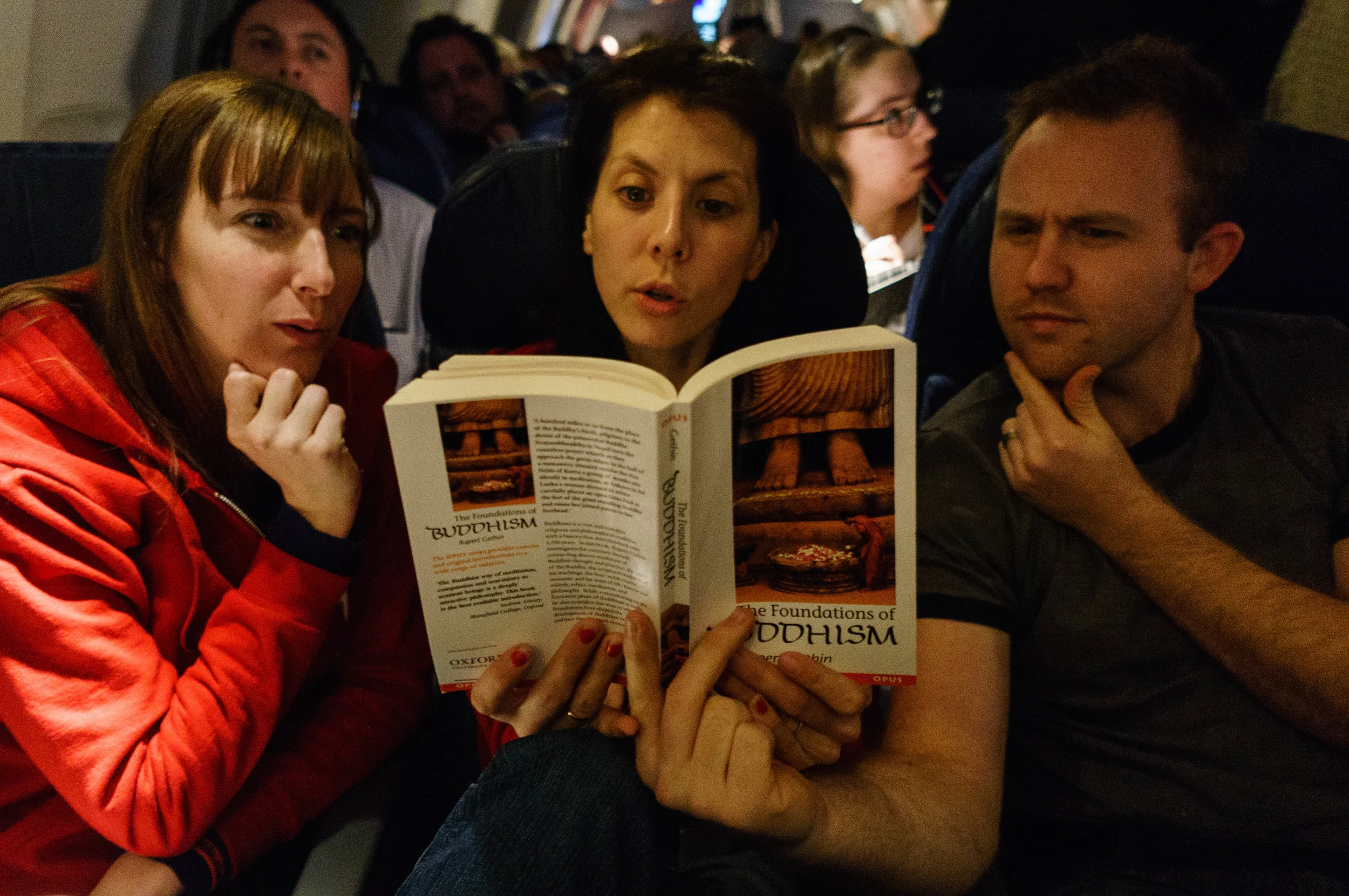 Some fun reading at 36000 feet!
