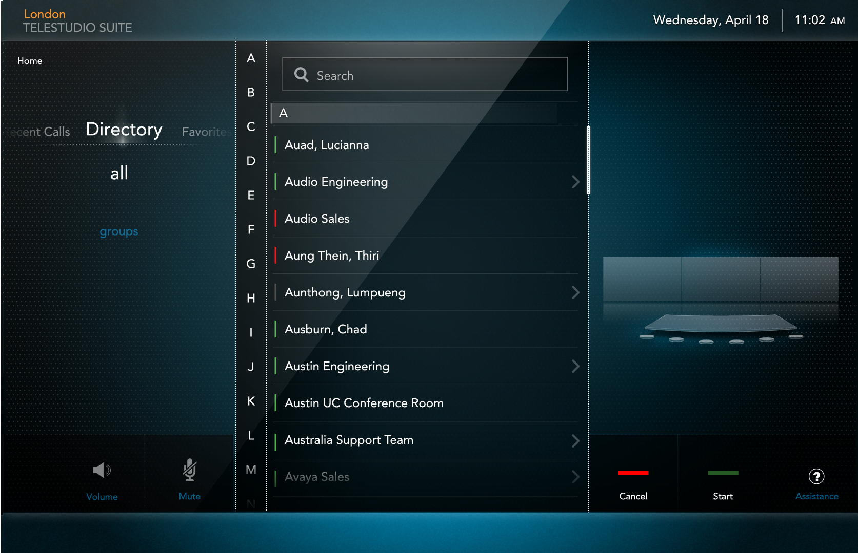 Touch Control Panel for Polycom Immersive Video Suite (Copy)