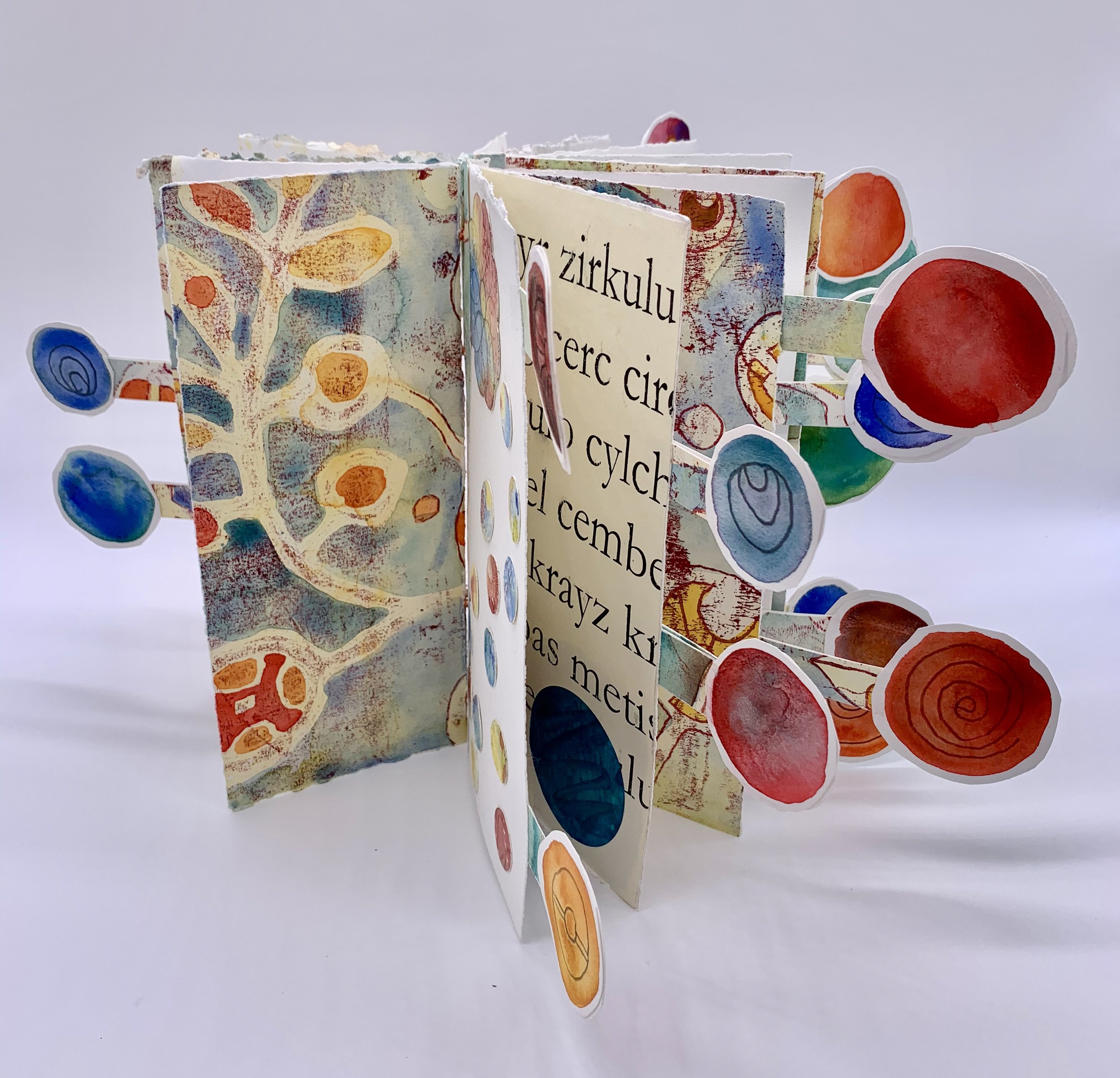 The Traveling Book Project Collaboration with Bay Area Book Arts Paperworks and San Diego Book Arts.