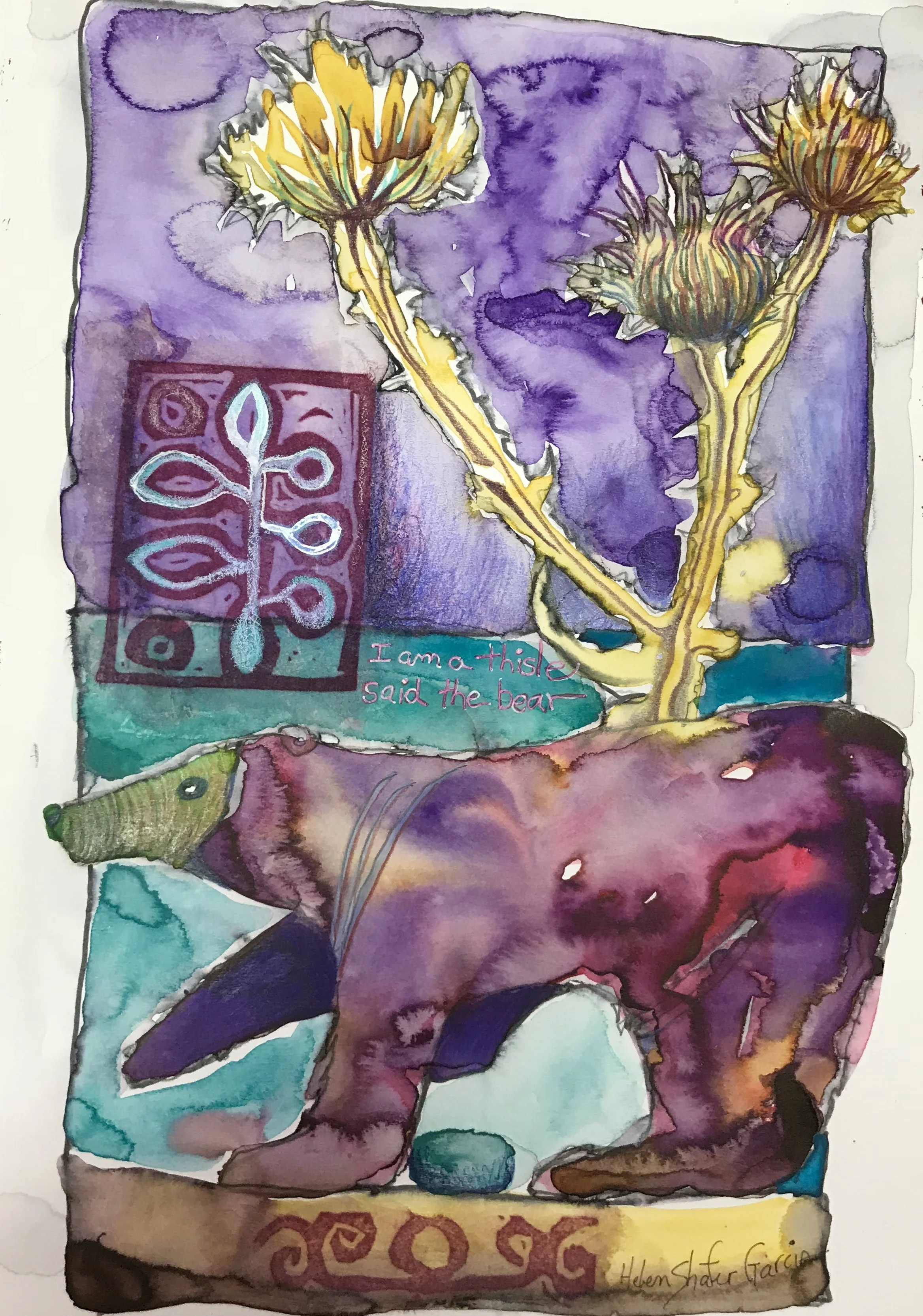 I am the Thistle Said the Bear