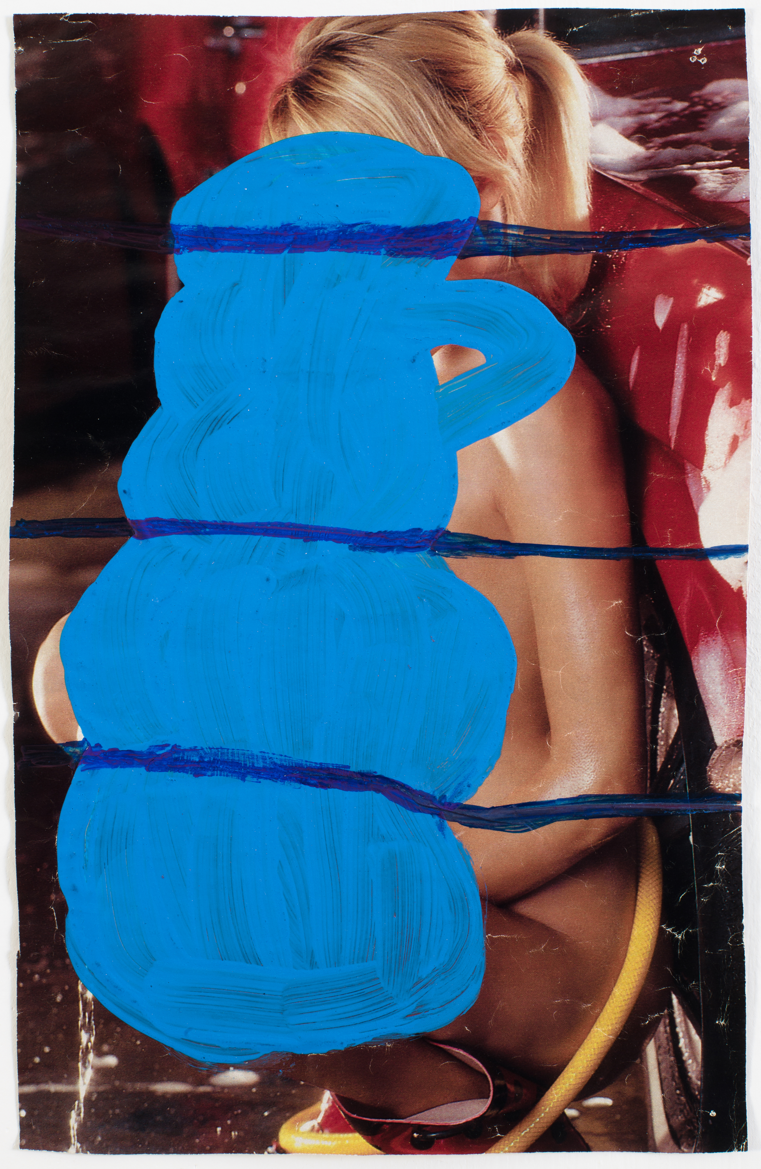  Beverly Semmes,&nbsp; Three Blue Waves , 2014,&nbsp;© Jason Mandella 