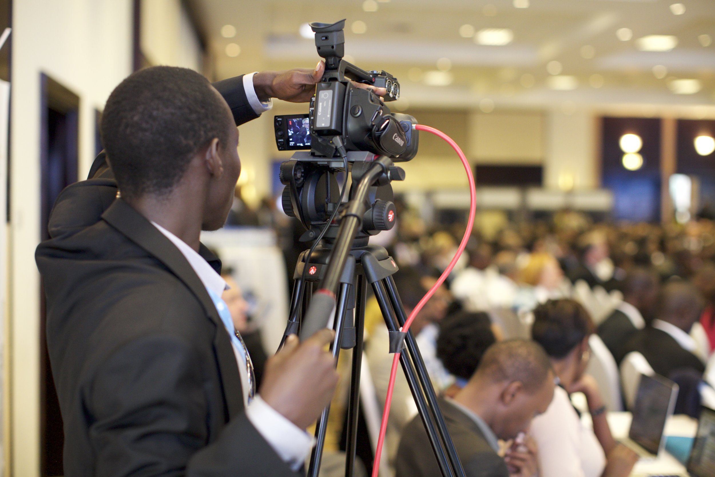 Getting shots of the audience