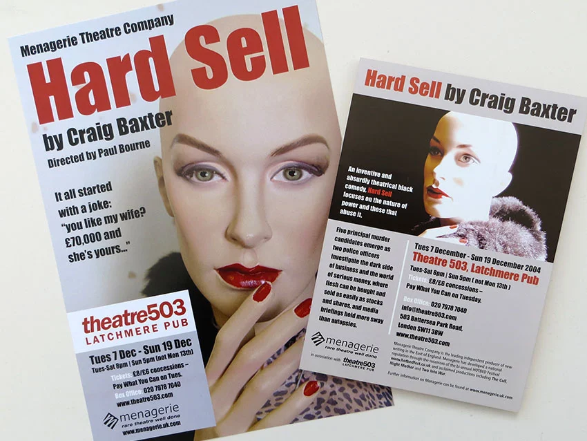 Menagerie Theatre flyer