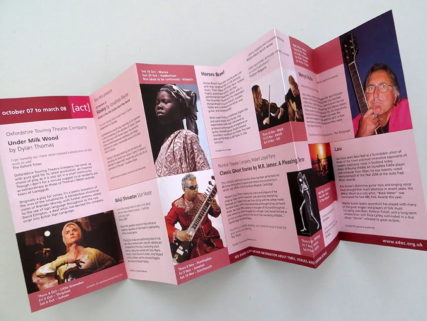 Act events programme