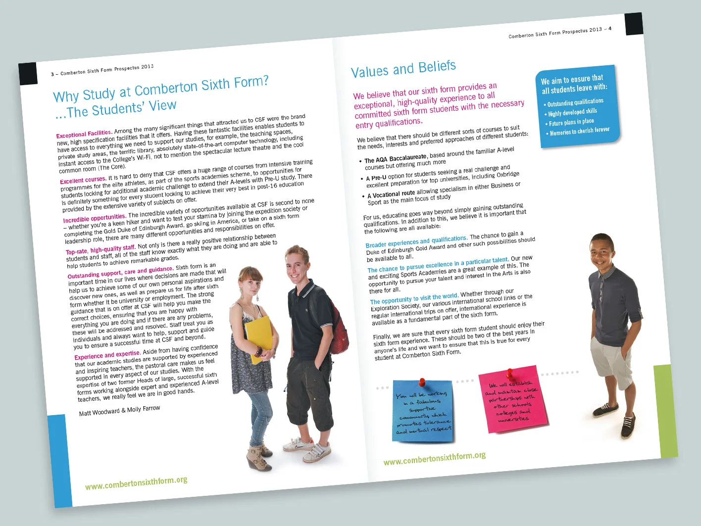Comberton Sixth Form prospectus