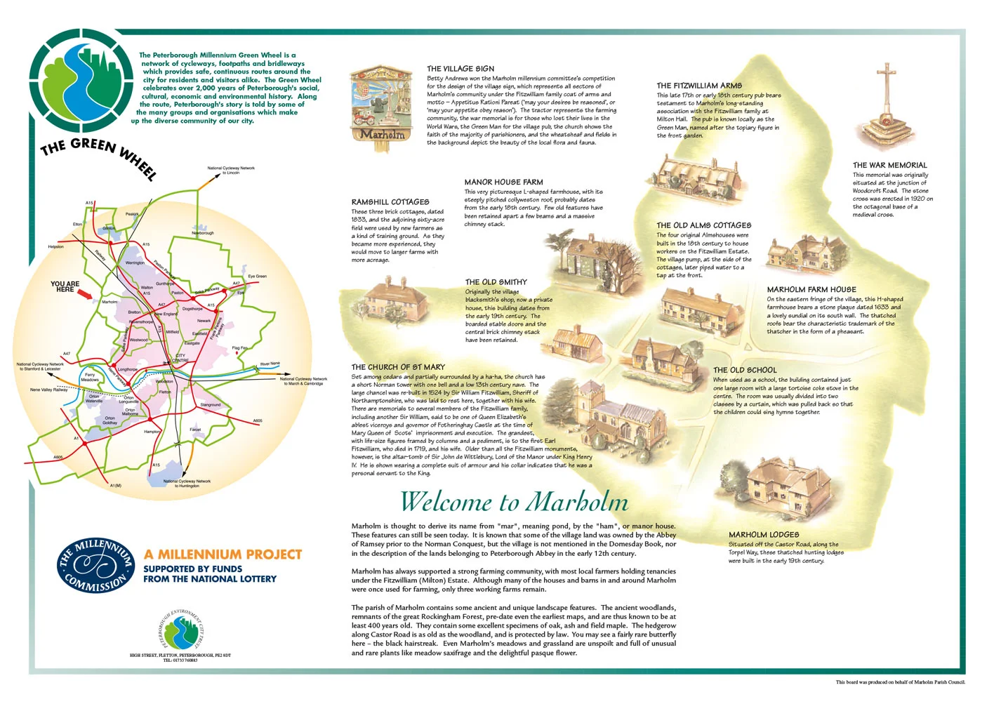Marholm interpretation panel