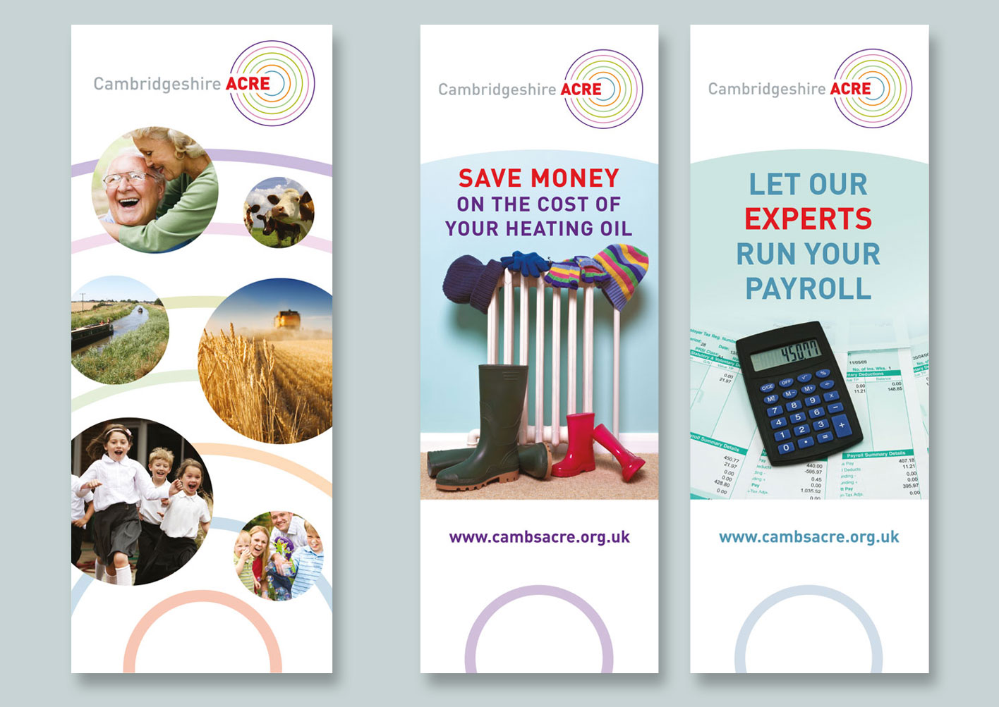 Cambridgeshire ACRE banner stands