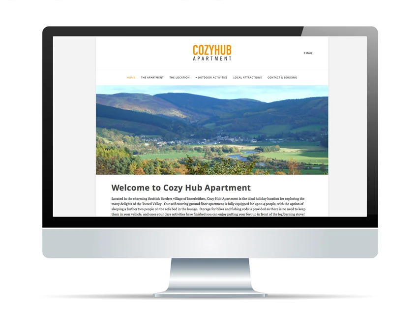 Cozyhub Apartment Holiday Accomodation Website