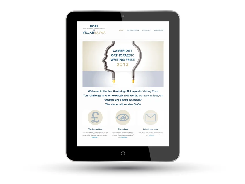 Cambridge Ortho Writing Prize