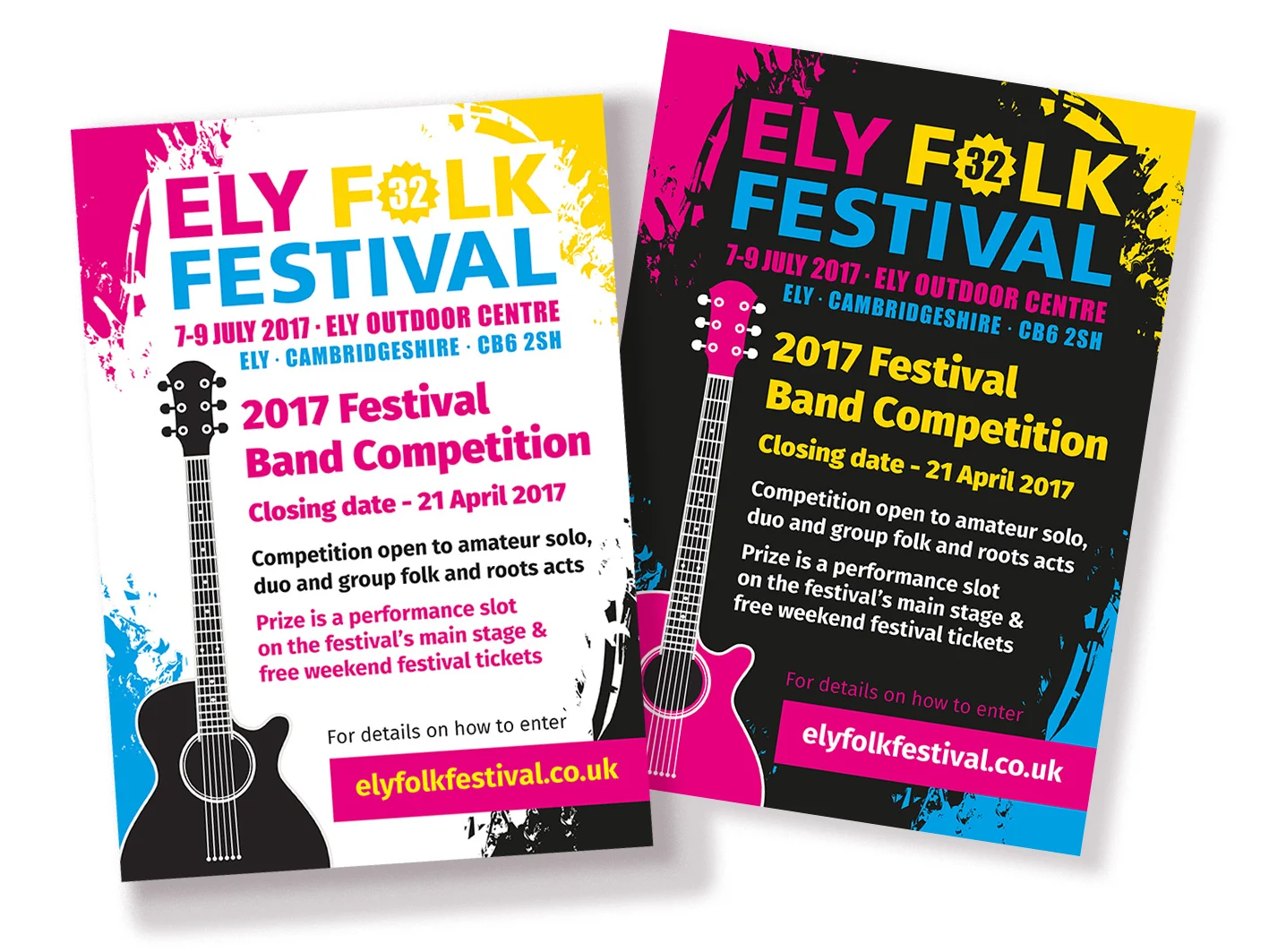 Ely Folk Festival Band Competition Posters