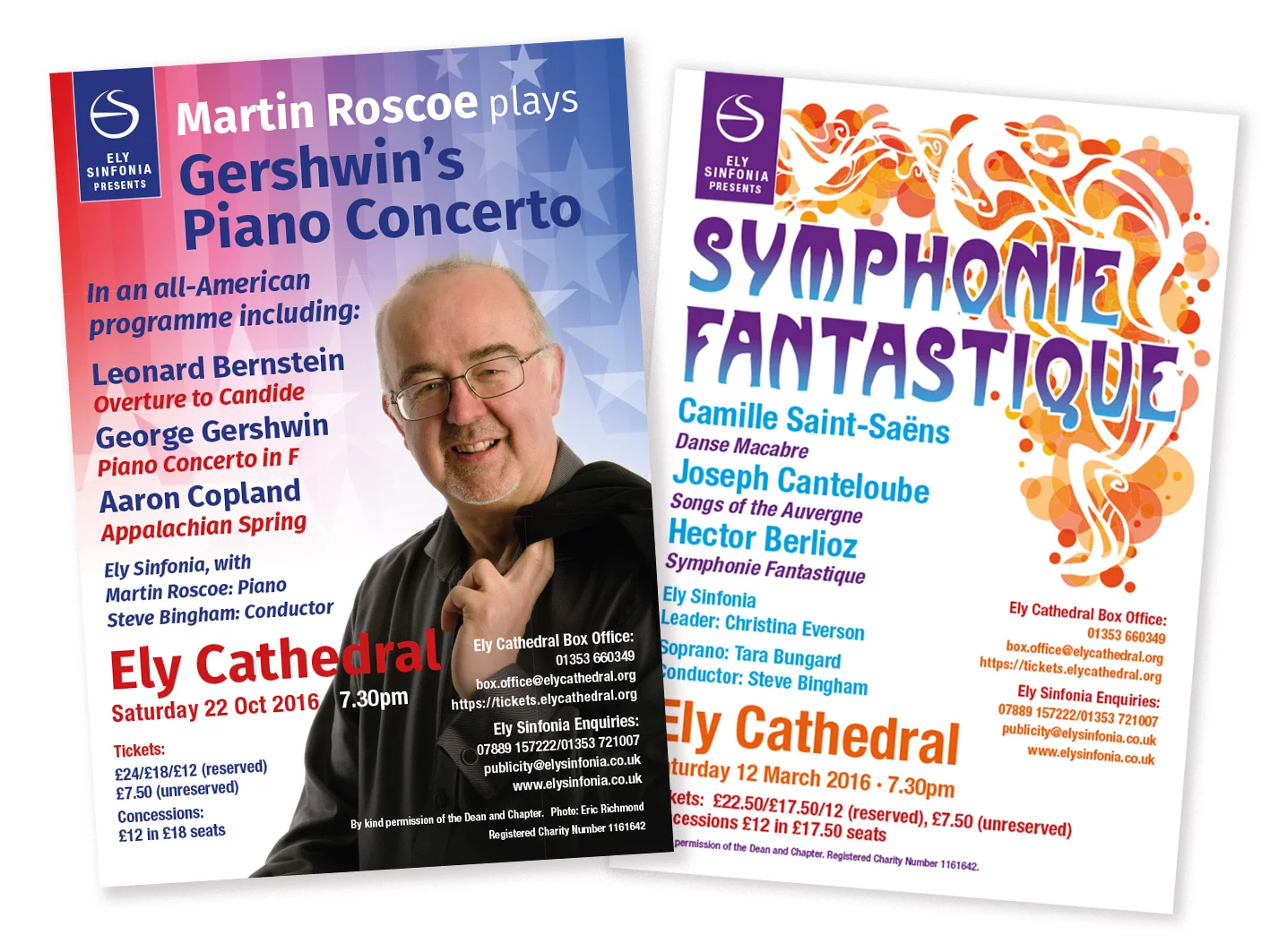 Ely Sinfonia leaflets
