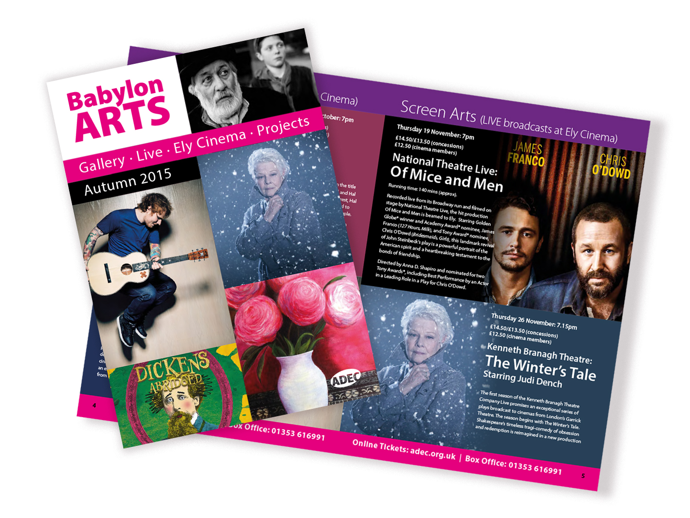 Babylon Arts What's On Programme