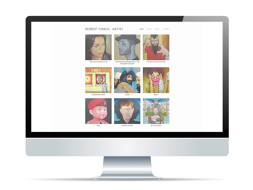 Robert Crack Artist Website