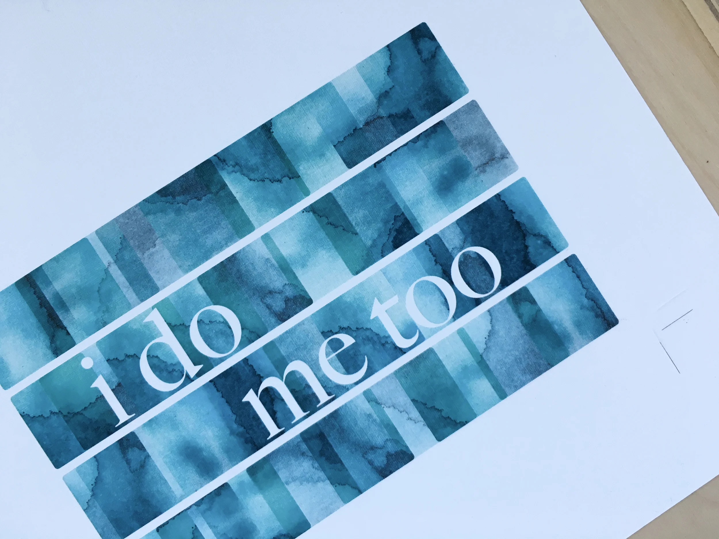 L&K invite cover print