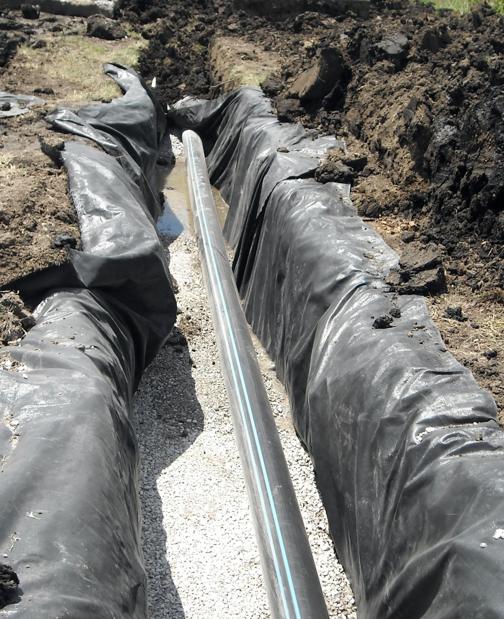 Water and Sewer Line Replacement, Happy Jack, LA
