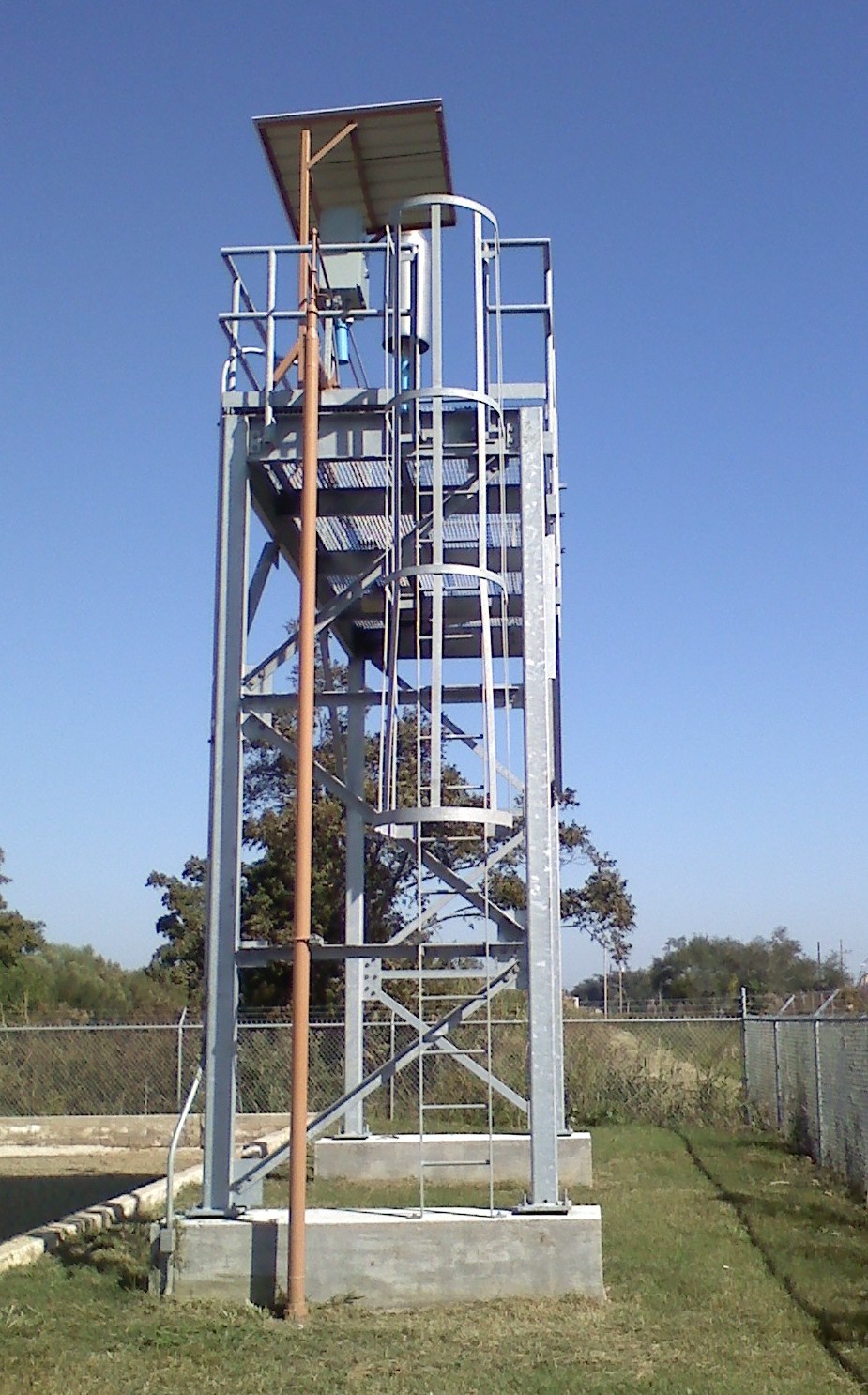 Bio-Gas Flare Platform, Buras Waste Water Treatment Plant, Buras, LA