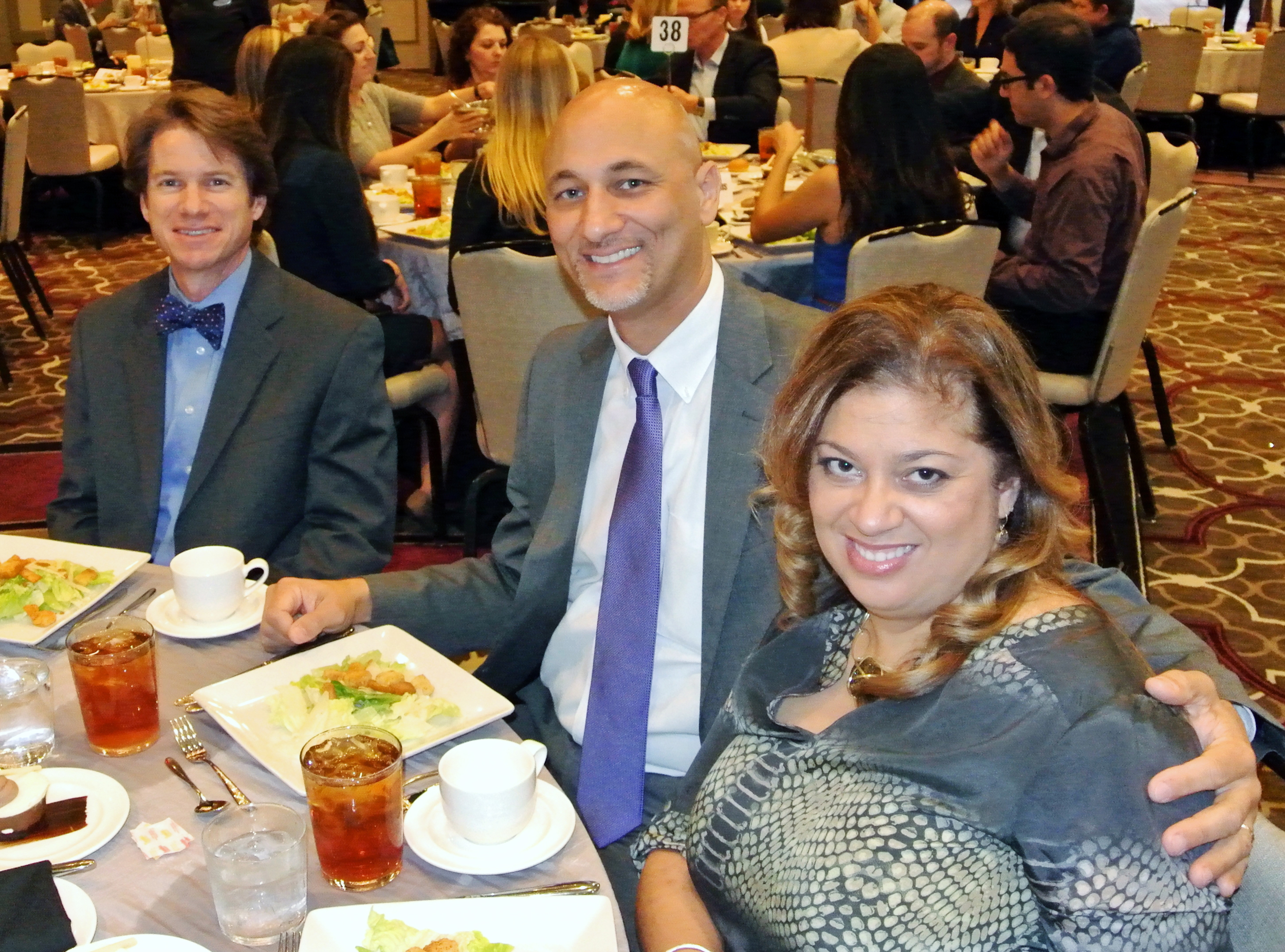 From left, Bill Thomassie, Raoul Chauvin and Cindy Chauvin. 
