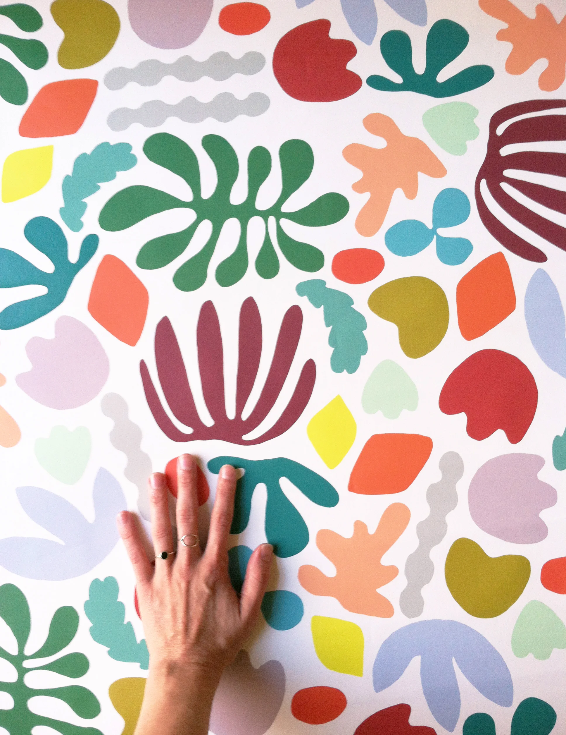 Muse Wallpaper in Multicolor — KATE ZAREMBA COMPANY