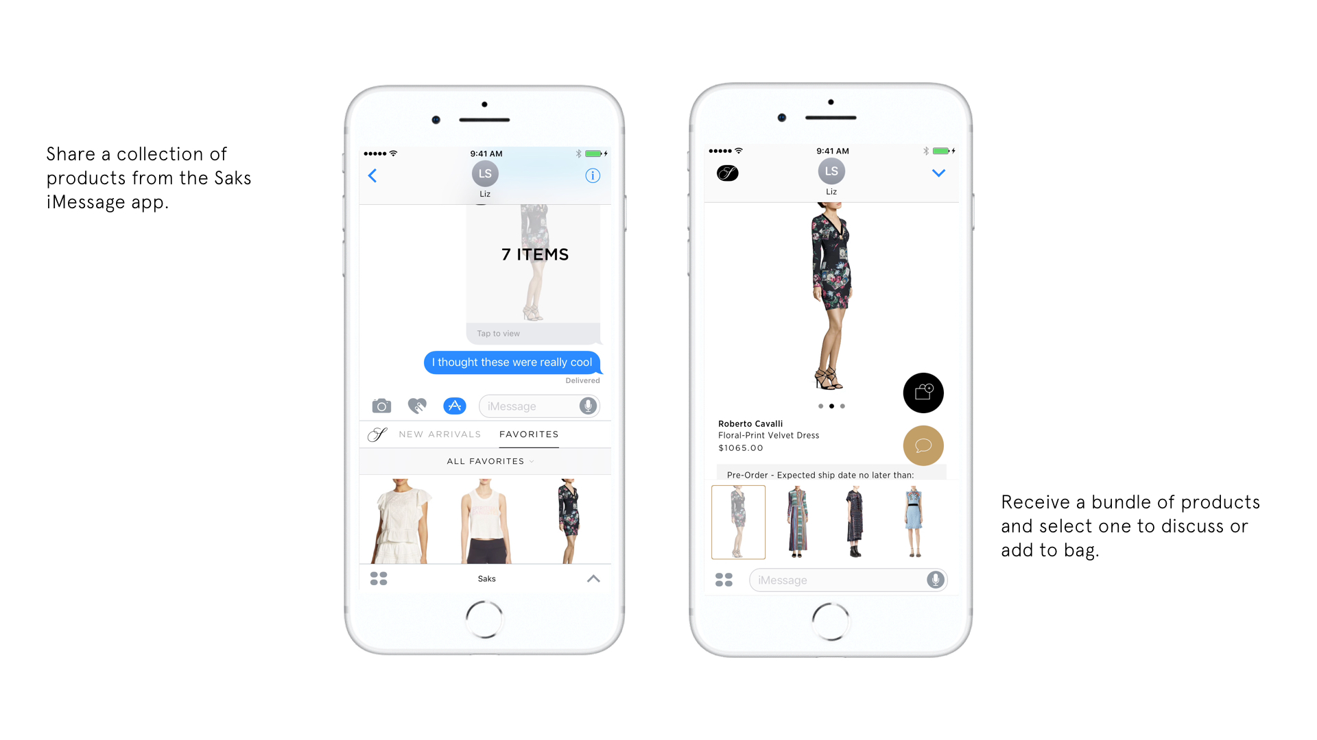 For the pilot, we trained over fifty Saks associates to use iMessage to send and sell products to their existing clients. Regarding the purpose we really built it for, it was only modestly successful. Associates were hesitant to adopt the new tool for a reason that our team was just beginning to learn - their fragmentation of tools and inefficiencies of their workflow. The next project I worked on (Unified Stylist App) was my attempt to solve this problem and create something that would truly simplify stylist technology at Saks.