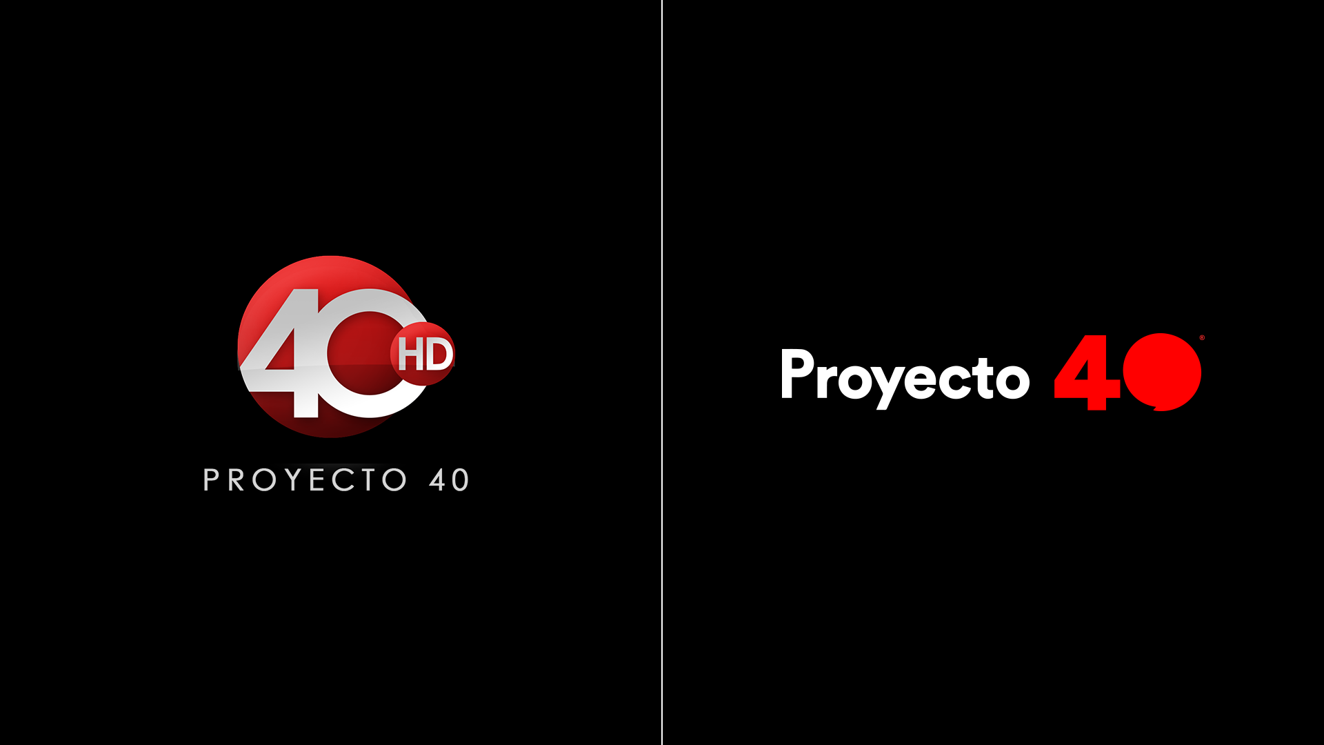 Before and after of the new logotype.