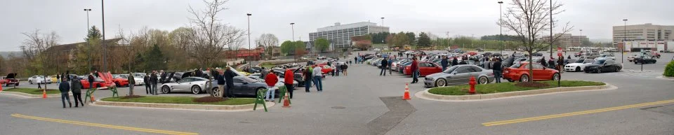 A shot of the first gathering on Saturday, March 31, 2012 at Hunt Valley Towne Centre