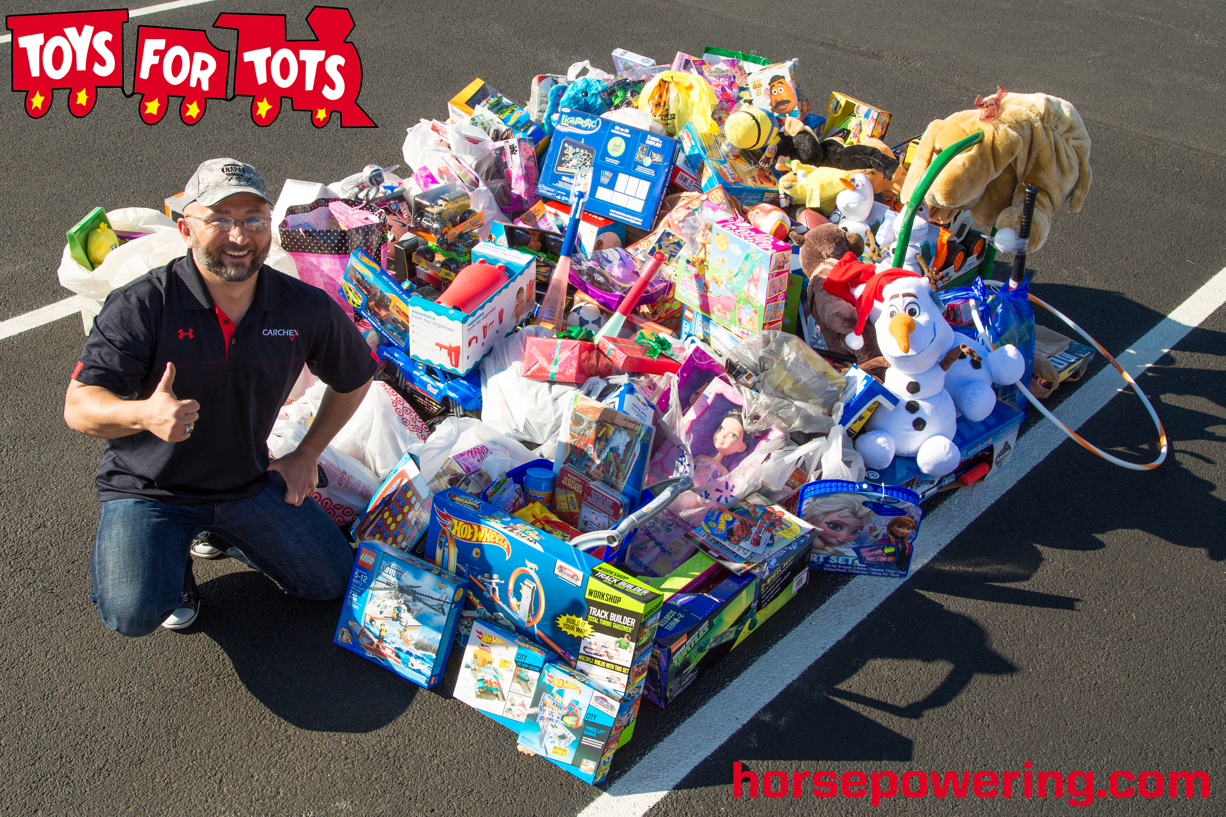 Here's a photo from above Donation Mountain! Thank you to all that donated!