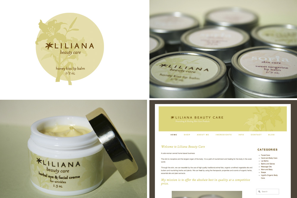 Product packaging and web design