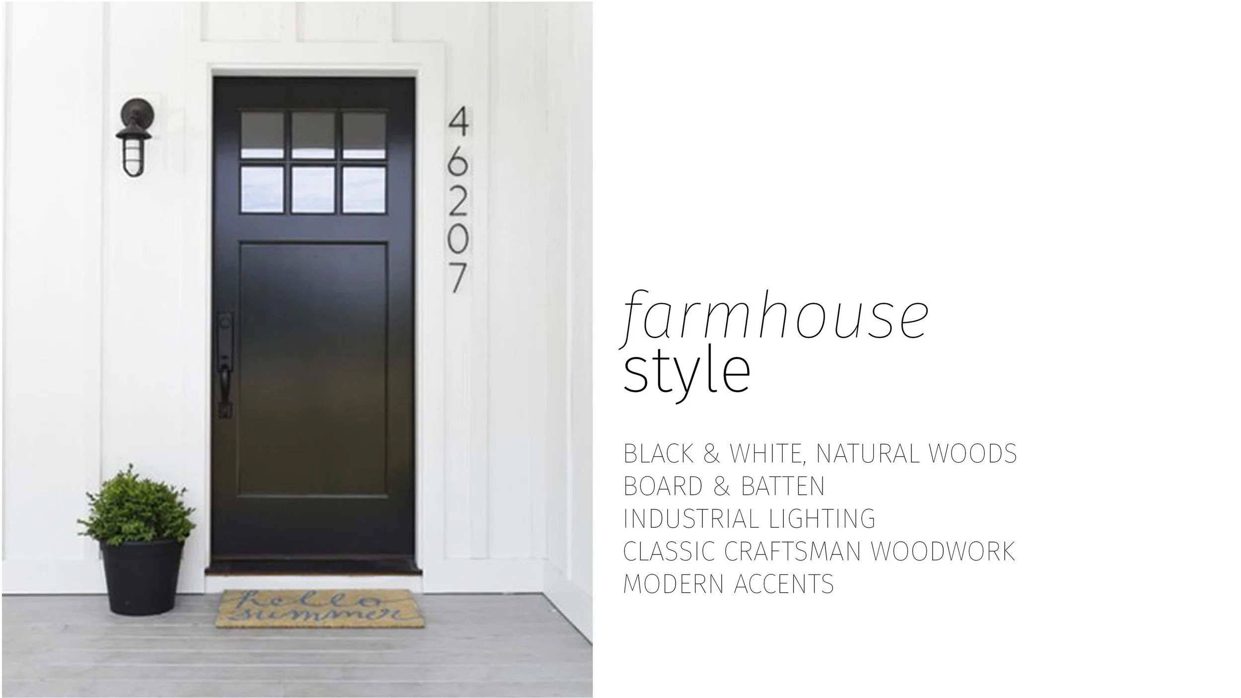 DESIGN LIKE A FARMER: FARMHOUSE STYLE