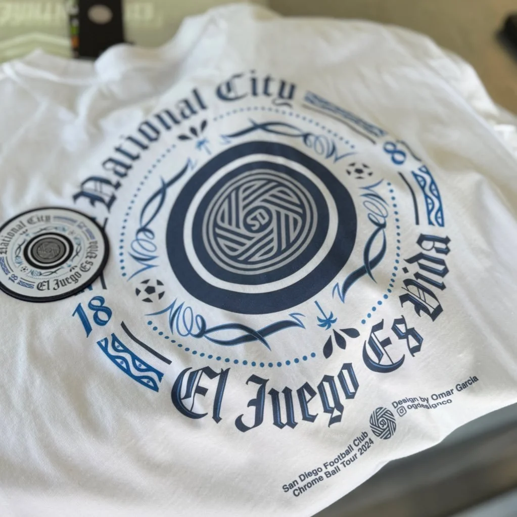 Chrome Ball tour National City t-shirt design merchandise